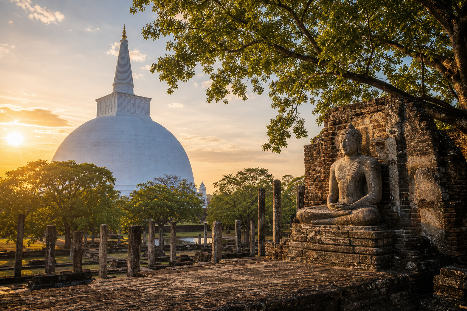 Anuradhapura Sacred City Tour with Sisira Travels Sri Lanka private transport