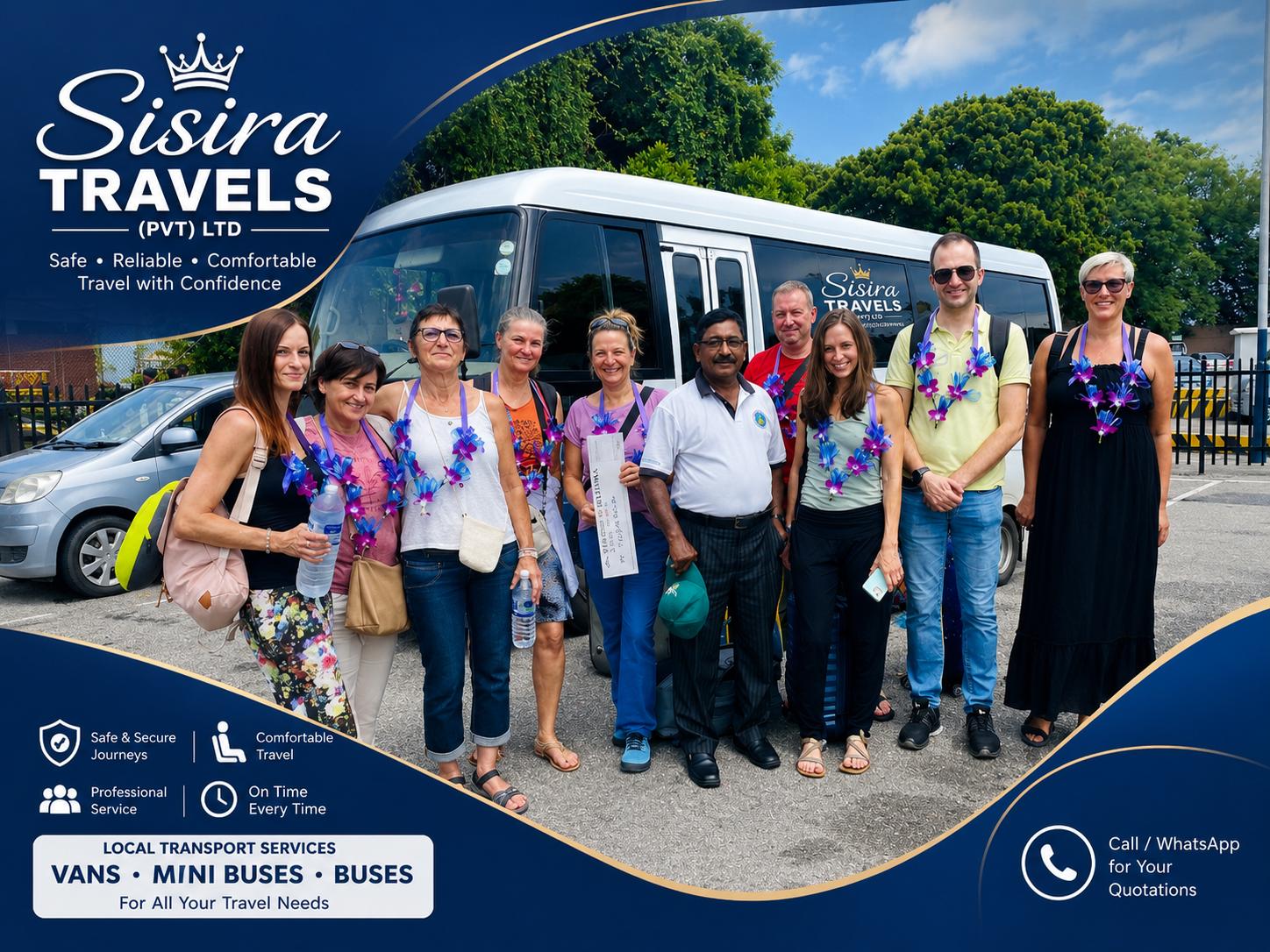 Airport group welcomes by Sisira Travels